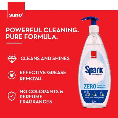 Sano Spark Dish Soap 1L Pump