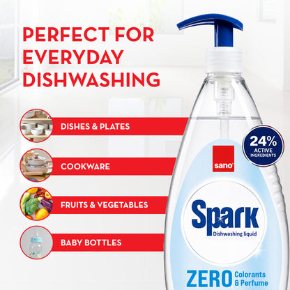 Sano Spark Dish Soap 1L Pump
