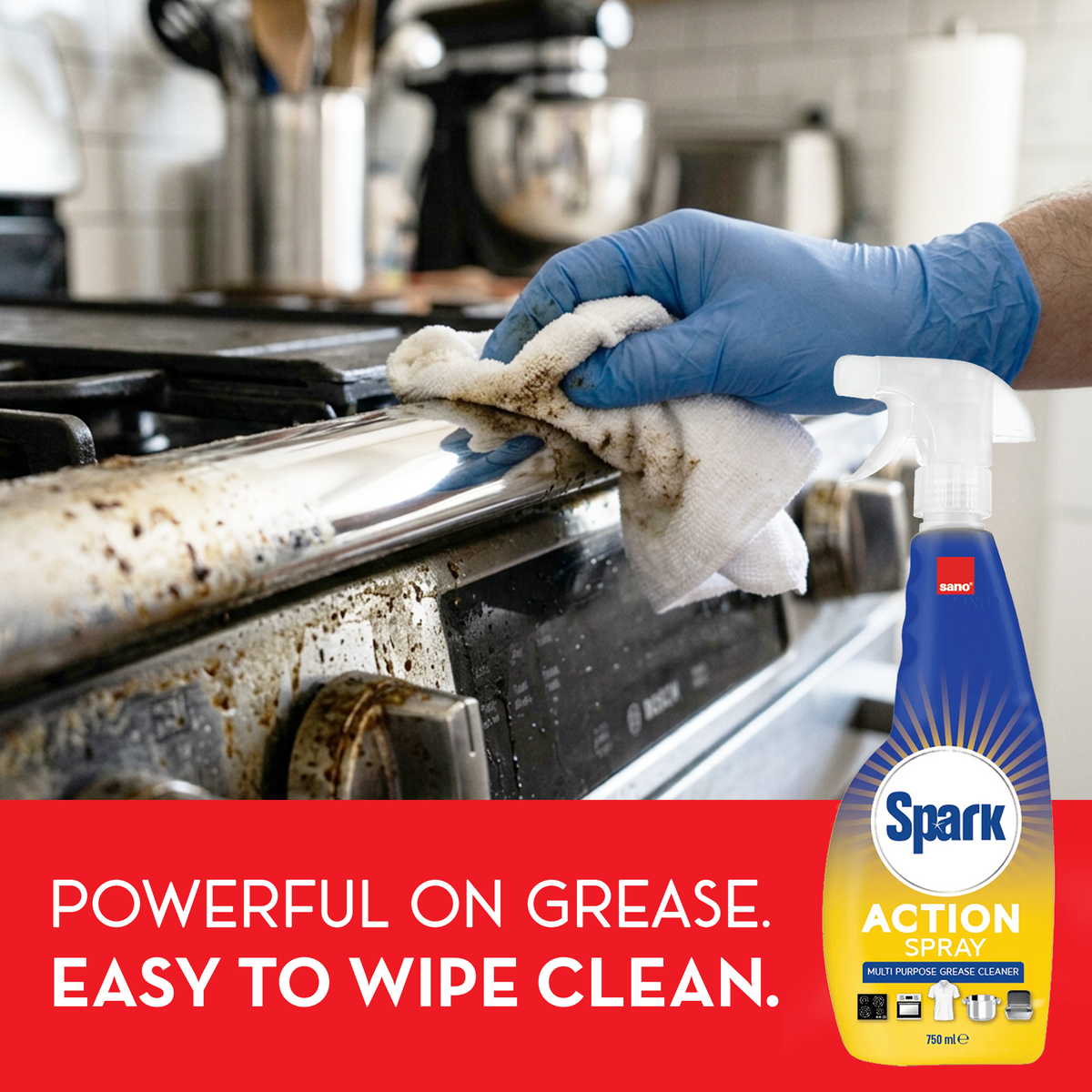 Spark Action Grease Cleaner 750ml
