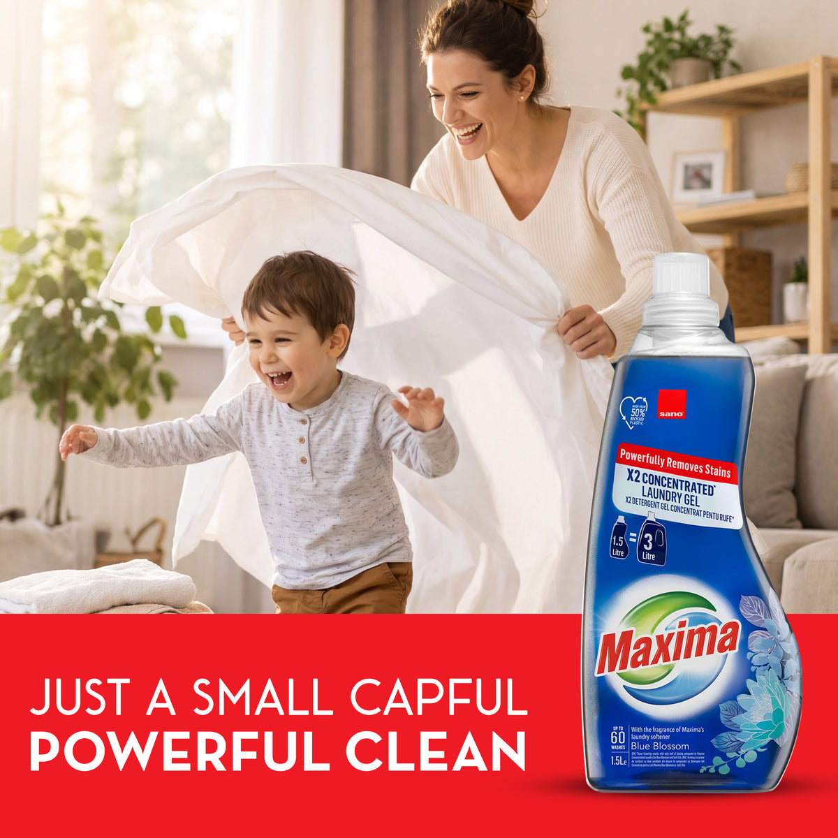 Maxima 2x Concentrated Laundry Gel 1.5L
