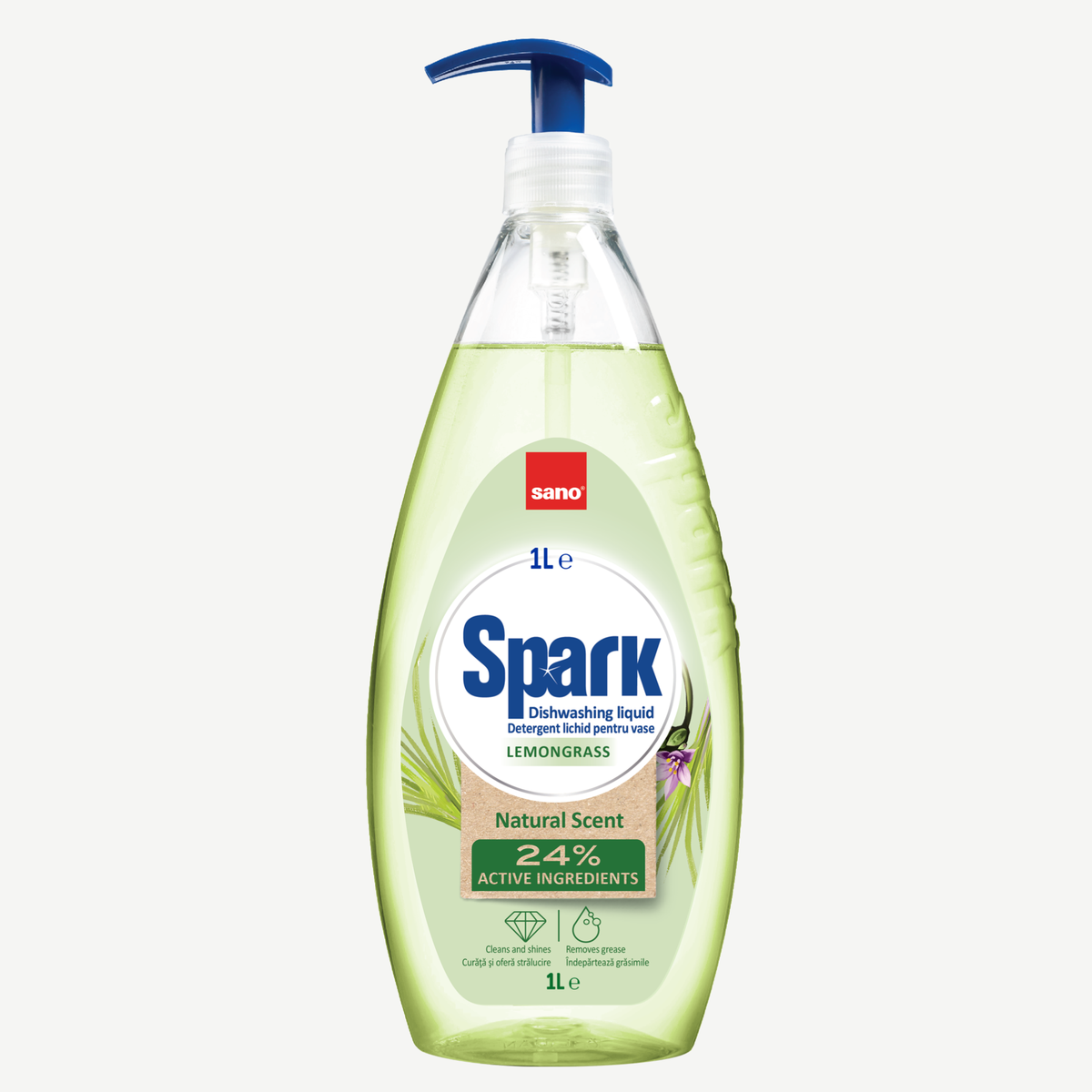 Sano Spark Dish Soap 1L Pump