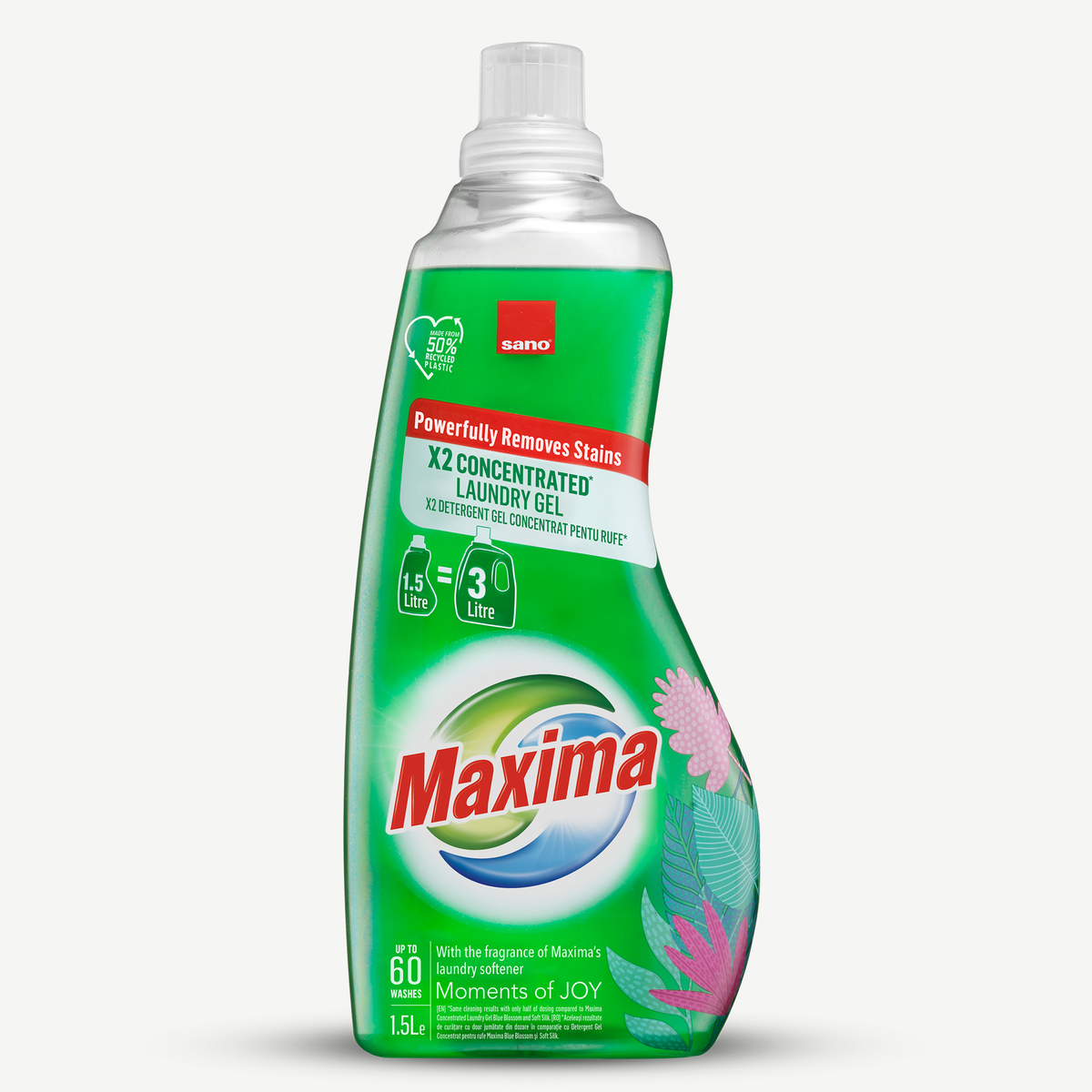 Maxima 2x Concentrated Laundry Gel 1.5L