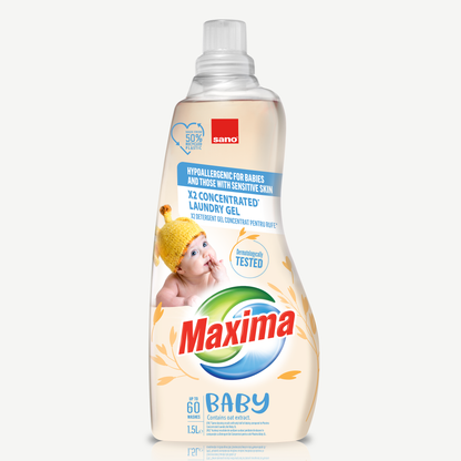 Maxima 2x Concentrated Laundry Gel 1.5L