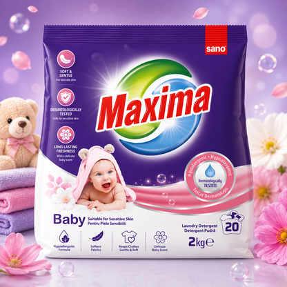 Maxima Washing Powder for Babies and Sensitive Skin 2kg