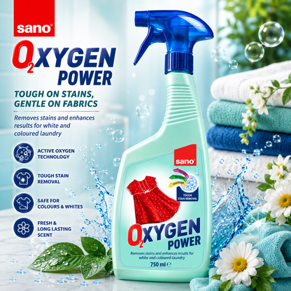 Sano Oxygen Non-Chlorine Color Safe Laundry Bleach 750ml