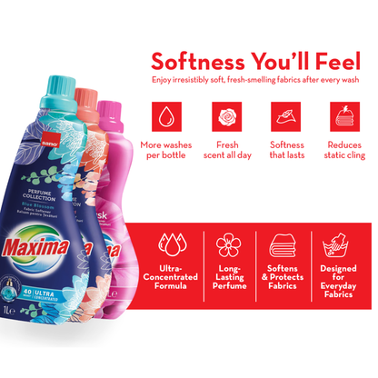 Maxima Ultra Concentrated Fabric Softener 1L